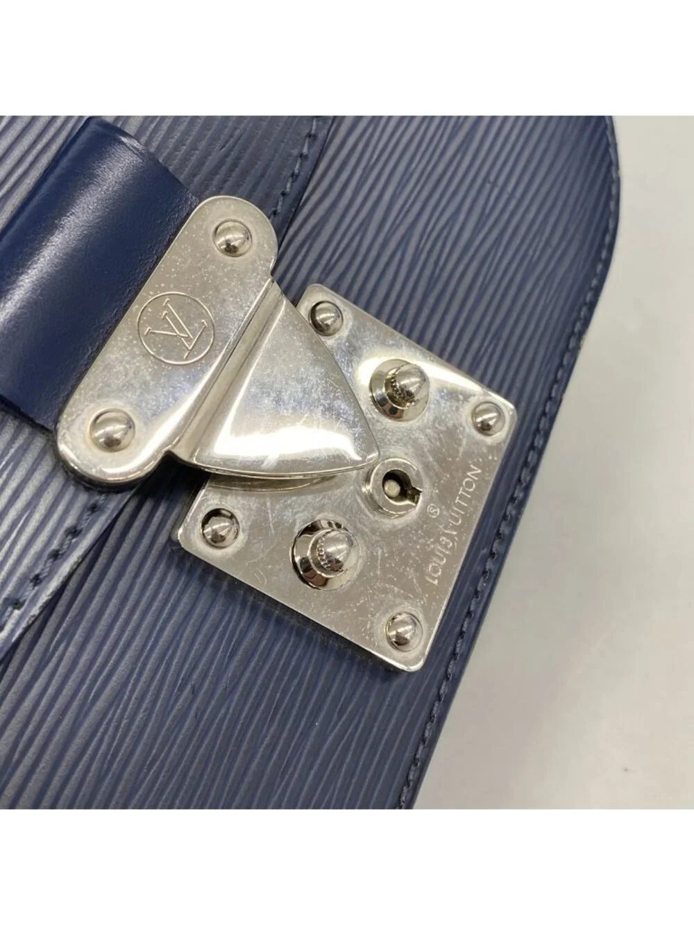 Louis Vuitton Handbag Epi Eden PM Andigo Blue 2-Way Bag